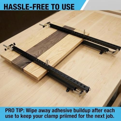 24" 2-Pack 4-Way Pressure Steel Parallel Panel Clamps for Cabinets