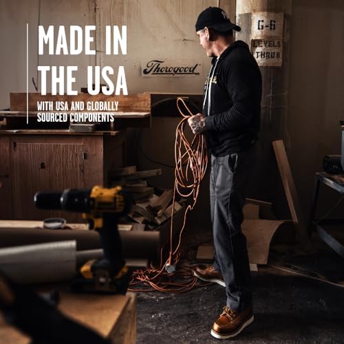 Thorogood American Heritage 8” Steel Toe Work Boots for Men - Full-Grain Leather with Moc Toe, Slip-Resistant Wedge Outsole, and Comfort Insole; EH Rated