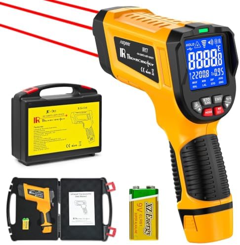 Infrared Thermometer Temperature Gun 3992°F 50:1,