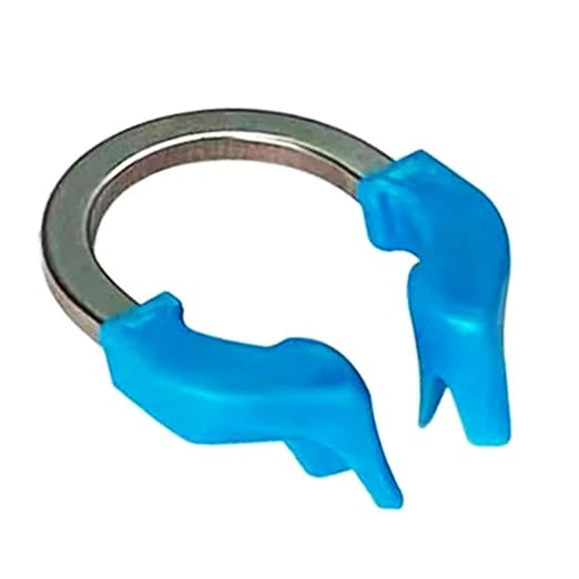 Dental Sectional Matrix Ring Clamp Spring Clip, Autoclavable Nickel Titanium Orthodontic Clamp Rings, Contoured Matrices System for Pre and Post Molars. (R6 Blue)