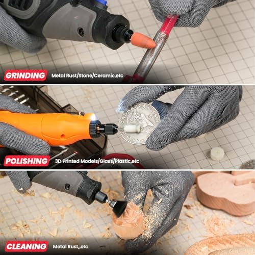 699PCS Rotary Tool Accessories Kit, 1/8" Universal Shank