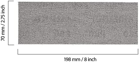 Mirka Abranet Abrasive Sheets 2.75x8 inch Grit 240 50 pcs