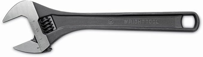 Wright Tool 24" - Max Capacity 2-17/32" Adjustable Wrench, Black