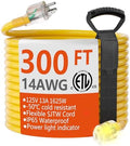 HUANCHAIN 14 Gauge Heavy Duty Outdoor Extension Cord 300 FT Waterproof