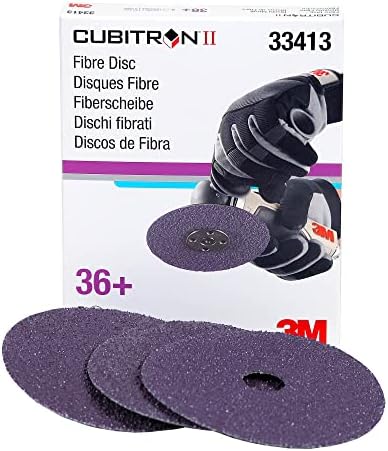 3M Cubitron II Abrasive Fiber Disc, 33415, 5 in x 7/8 in, 60+ Grade