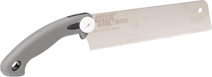 VAUGHAN Bear Saw Hand Saw, Tri-Edge Teeth, Genuine Japanese, Interchangeable Blade, BS265M, VN56920