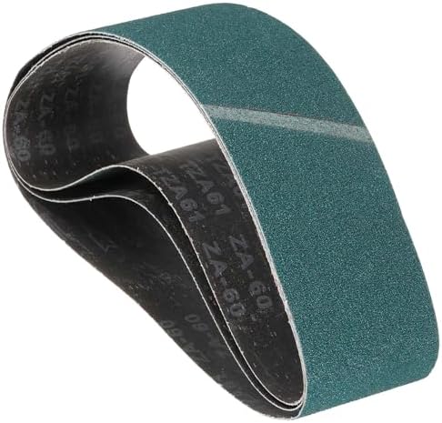 3 Pcs Sanding Belts 6 x 48 Inch 60 Grit Zirconia