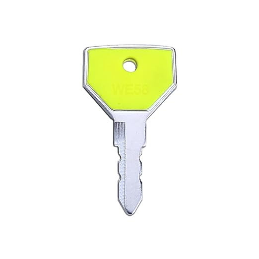 10PCS Yanmar 52160 Heavy Equipment Keys for 194155-52160, 198360-52160 Yanmar John Deere Tractor Excavator Grader Dozer EX450 Ignition Starter Switch Key
