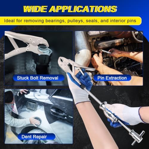 DASBET Locking Pliers Slide Hammer Set 9.8" Locking Pliers