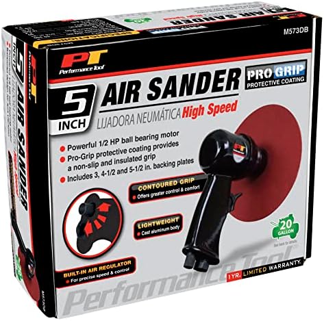 Performance Tool M573DB 5 in. Air High Speed Sander
