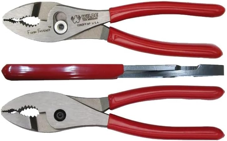 Wilde Tool G263FP.NP/CC Flush Fastener 8" Slip Joint Pliers-Polished