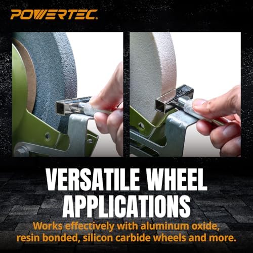 POWERTEC Diamond Wheel Dresser for Turing and Deburring Bench Grinder Wheel Use on Aluminum Oxide Grinding Wheel & Silicon Carbide Grinding Wheel to Prep and Smooth Grinding Surface 3 Pack (71003-P3)