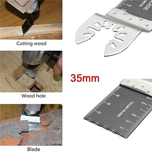 20PCS Bi-Metal osciallting Saw bldes, Diagtree Oscillating Multitool Quick Release Saw Blades Fits Fein Multimaster, Porter Cable, Black&Decker, Bosch Craftsman, Ridgid, Makita etc