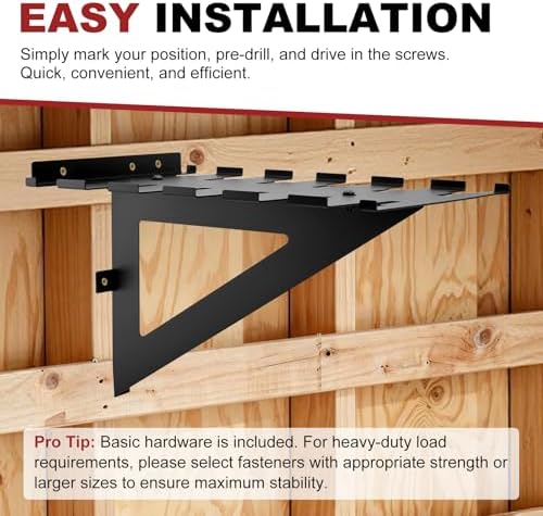 2-in-1 Pipe & Parallel Clamp Rack Organizer, Wall Mounted Clamp Storage
