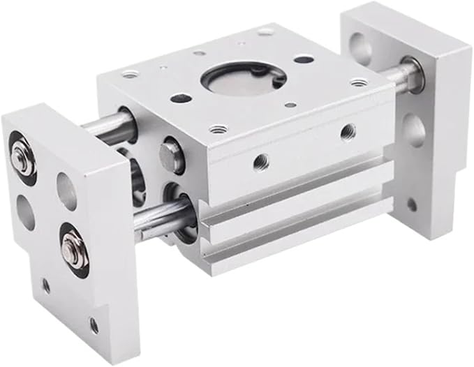 MHL2 Double Acting Pneumatic Gripper 10D 16D 20D 25D 32D D1 D2 Wide T Type Air Gripper Parallel Clamp Cylinder(MHL2-25D)