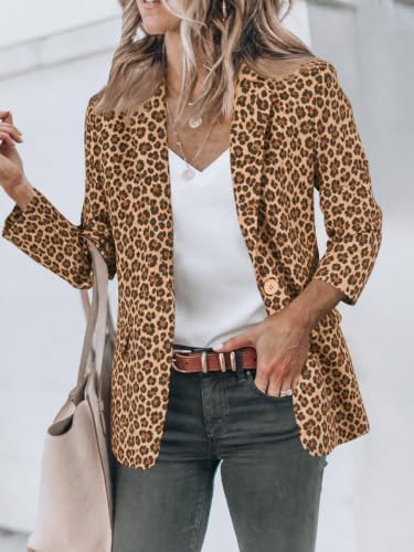 Cicy Bell Womens Casual Blazers Long Sleeve Work Office Suit Jackets Blazer