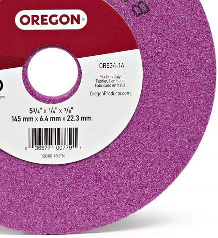 Oregon OR534-14A Grinding Wheel, 5-3/4-Inch by 1/4-Inch