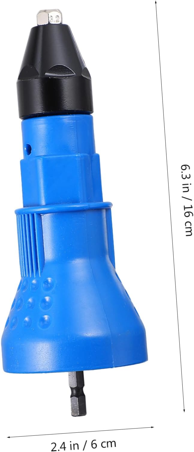 GLEAVI Electric Rivet Adapter 6.29 Inch Portable Riveter Tool with for Automotive and DIY Projects