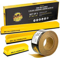 Dura-Gold Pro Series K-Block Sander Firm & Flex Hand Sanding Block Kit with Hook & Loop Backing and PSA Adapter Pad & 180 Grit Sandpaper Roll
