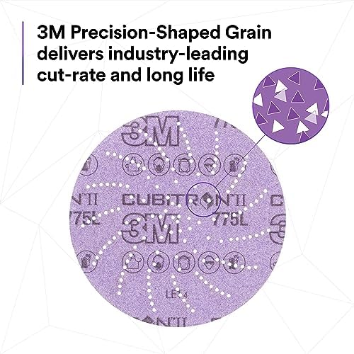 3M Xtract Cubitron II Film Disc, 775L, 150+ 3MIL, 3 in, Die 300DS