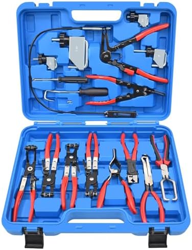 16 Pcs Hose Clamp Pliers Set, Hose Clamp Removal and Installation Tool