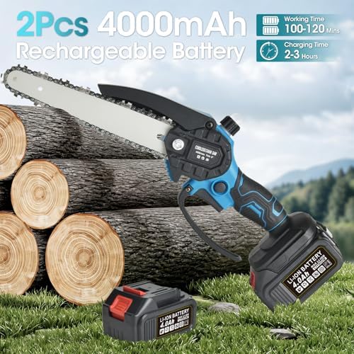 Chainsaw & 2-in-1 Cordless Pruning Shears Set - Cordless Pole Saw