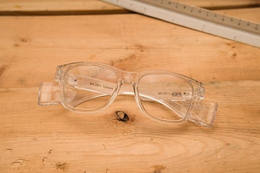 MAGID Y50 Safety Glasses for Construction | Clear Frame — 24-Pack, Clear Lens | Side Shields, ANSI Z87.1+, Anti-Fog, Scratch-Resistant, 99.9% UV Protection, Polycarbonate Lens