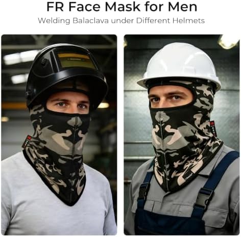 Fullsheild FR Balaclava Face Mask for Men Flame Resistant Hood Welding Cap