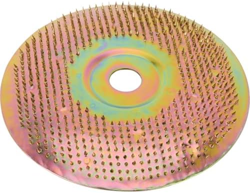 Speedway Aggressive Nail Head Grinding Wheel, 7″ Diameter Zinc-Plated Steel Disc for Rough Tire Surface Prep, Works with 7″ Grinders & Polishers for Dirt Track & Oval Racing