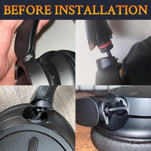 SOULWIT Headband Hinge Swivel Rotation Joint Pivot Replacement Parts for Sony WH-CH720N(WHCH720N) Noise Canceling Wireless Headphone, Plastic Hanger Bracket Attachment Accessories - Blue