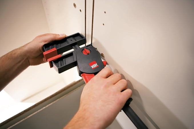 BESSEY DUO16-8, 6 In. DuoKlamp Series, One Hand Clamp/Spreader, Black
