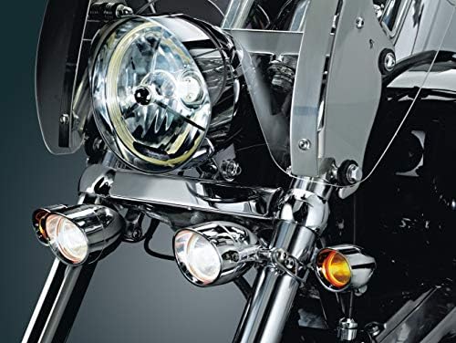 Kuryakyn 4023 Motorcycle Lighting Hardware Component: P-Clamp with 5/16" Mounting Hole, for 1-1/8" or 1-1/4" Diameter Engine Guards/Tubing, Gloss Black, Pack of 1