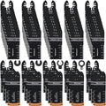 Bionso 110PCS Oscillating Tool Blade Cuts Wood, Sharp and Durable Multitool Blades, Multi Tool Blades Kits, Oscillating Saw Blades Fit Dewalt Milwaukee Ryobi Makita Worx Rockwell