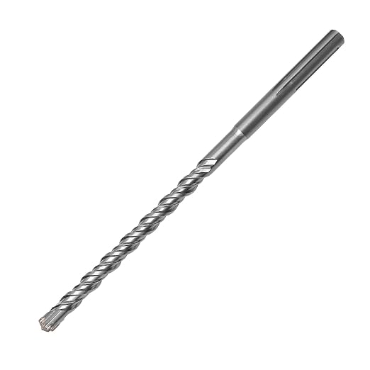 7/8 x 18 inch SDS Max Rotary Hammer Drill Bit, 22x460mm Carbide Tip Masonry Drill Bit,Concrete Drill Bit for Masonry, Brick, Stone, Concrete (Length :460mm / 18 inch, 22mm (7/8 in) Diameter)