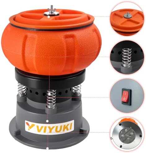 Electric 5LB Vibratory Tumbler Bowl Tumbling Polishing Machine