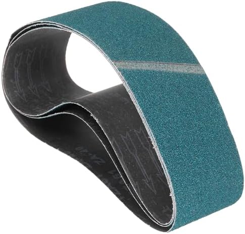 3 Pcs Sanding Belts 6 x 48 Inch 40 Grit Zirconia