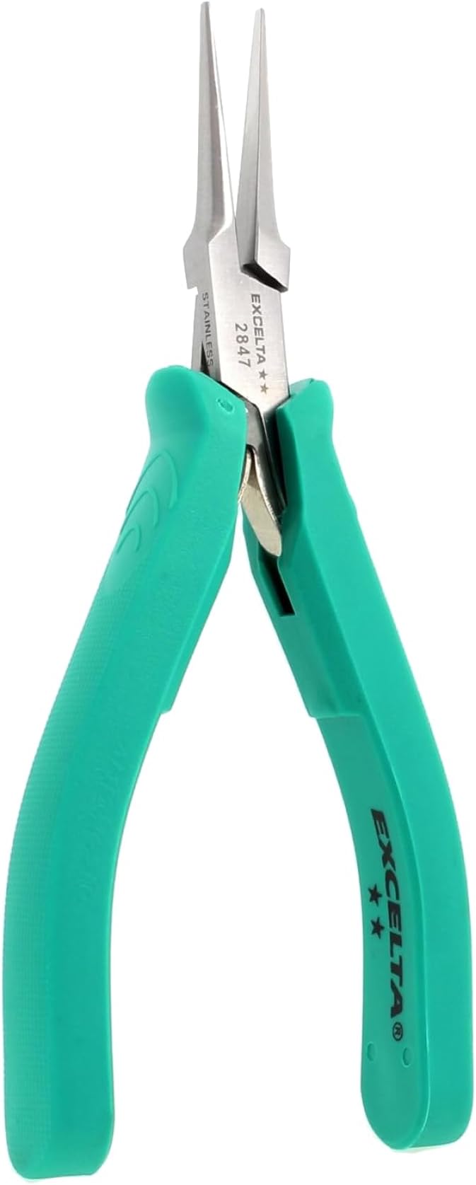 Excelta Stainless Steel Pliers, Gentle Spring Mechanism, 5.5" Length