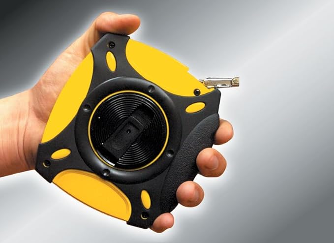 Komelon 9901 Gripper Closed Case Long Steel Tape Measure, 100-Feet