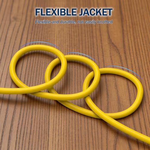 EP 15 Ft 10/3 SJTW NEMA 5-20 P/R Outdoor Extension Cord, Yellow