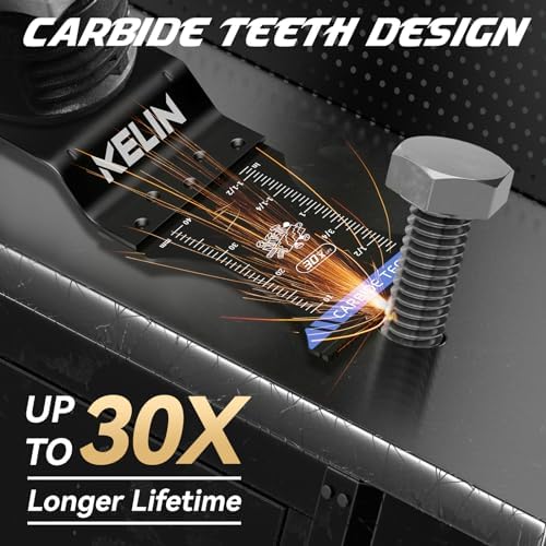 KELIN 6 PCS Titanium Oscillating Blade,Universal Multitool Blades