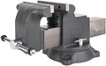 Wilton Shop Bench Vise, 8" Jaw Width, 8" Max Jaw Opening, 4" Throat (Model WS8), gray