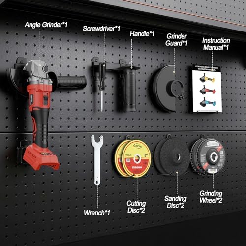Cordless Angle Grinder Compatible with Milwaukee 18V Battery(NO Battery)