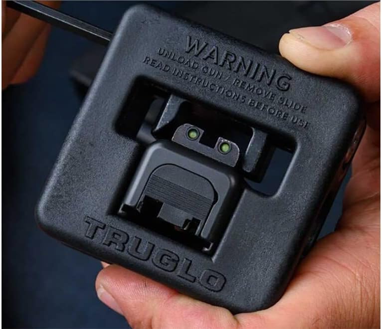 TRUGLO Portable and Durable Steel Rear and Front Sight Installation and Removal Tool with Mounted Sights for Hunting