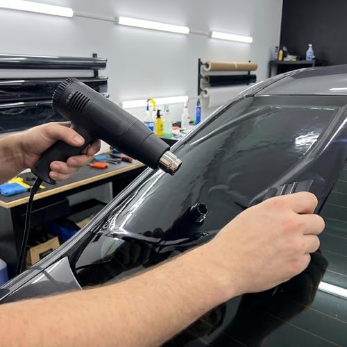 Spanno Heat Gun for Vinyl Wrap, Car Wrap Kit for Window Tint, Include Heat Gun, Plastic Squeegees, Magnet Holder, Vinyl Wrap Cutter