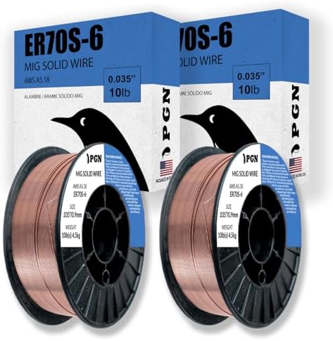 PGN ER70S-6 .035" (2 Pack) Solid MIG Welding Wire - 10lb Spool