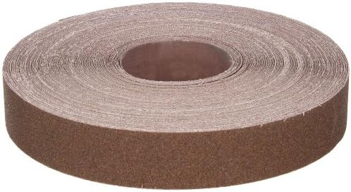 Norton Metalite Cloth Backed Sandpaper Roll, 80 Grit Sandpaper, Woodworking and Automotive Sandpaper, 1-1/2 Inches Wide, Continuous Roll of 50 Yards