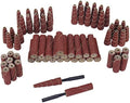 SI FANG 68Pcs Sanding Rolls Cylinder Head Porting Kit for 1/4 Die Grinder
