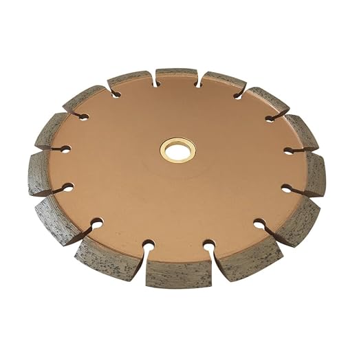 8" Crack Chaser Blade for Cured Concrete, Asphalt Repair or Joint Widen, 0.25" Width, 7/8"-5/8" Non-Threaded Arbor