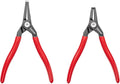 TEKTON 7 Inch External Retaining Ring Pliers Set, 2-Piece (0.070 in. Tips) | PRR90002