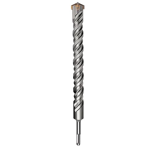31/32 inch X 23.6 inch SDS Plus Rotary Hammer Drill Bit, Concrete Drill Bit for Concrete, Brick, Cement and Stone, 23.6 inch Length (23.6" Length, 31/32" Diameter)
